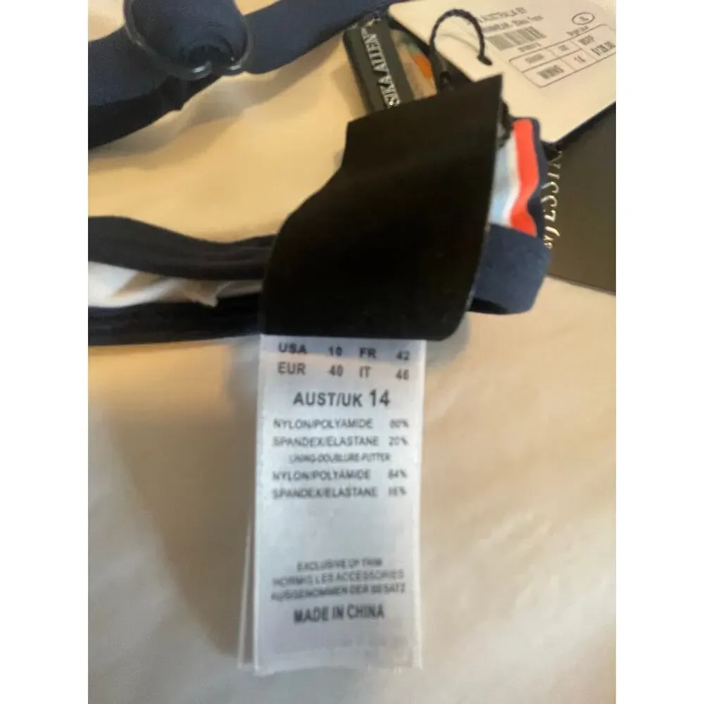 NWT: JETS Austrailia by Jessica Allen Gidget Bikini Top Size 10